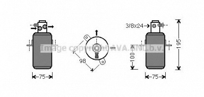 AVA QUALITY COOLING msd266 -  Осушитель, кондиционер
